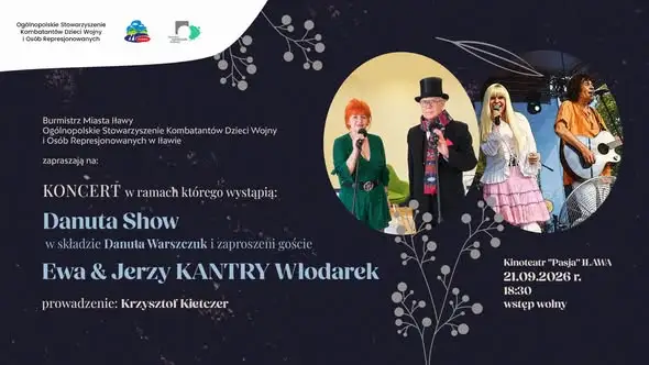 Iława: Poniedziałek w ICK – wernisaż UTW i koncert Danuta Show