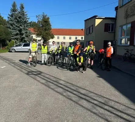 Rajd rowerowy w gminie Kisielice zakończony sukcesem mimo silnego wiatru