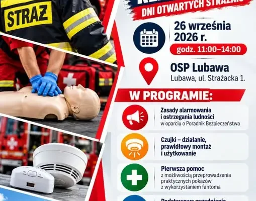 Dni Otwartych Strażnic w Lubawie – trening reagowania już 26 września