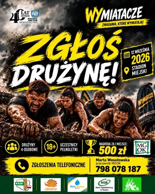 Kisielice: Zbierz drużynę i zostań „Wymiataczem”!