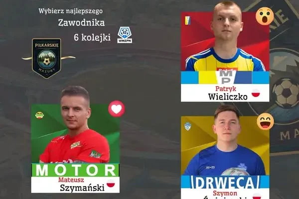 Głosowanie na MVP 6. kolejki Ligi Okręgowej grupy 2 – trzech kandydatów