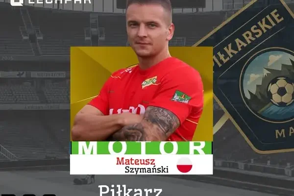 Mateusz Szymański z Motorem Lubawa MVP 6. kolejki Ligi Okręgowej grupy 2