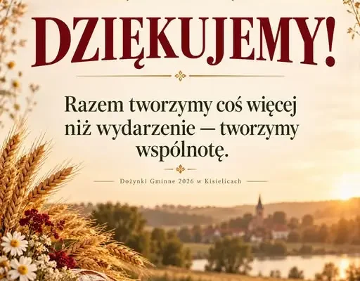 Dożynki Gminne 2026 w Kisielicach – podziękowania dla rolników i mieszkańców