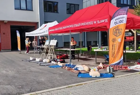 Akademia Ochrony Cywilnej w Iławie – strażacy uczyli pierwszej pomocy