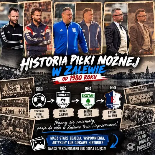 Zalewo: piłkarska historia klubu od 1980 roku — apel o pamiątki i wspomnienia