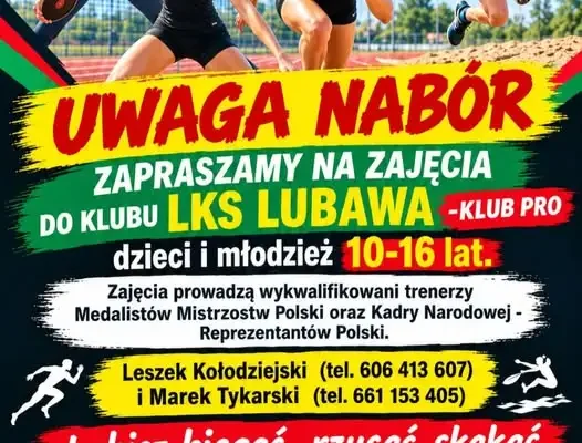 Klub PRO w Lubawie zaprasza dzieci i młodzież na zajęcia sportowe