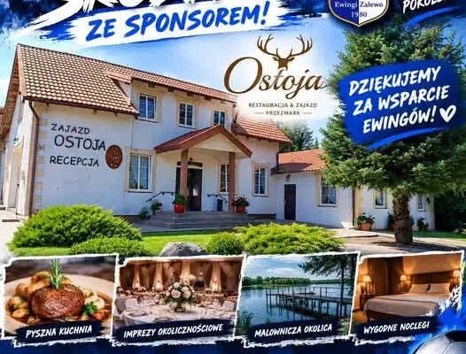 KS Ewingi Zalewo dziękują sponsorowi – Restauracji Ostoja w Przezmarku