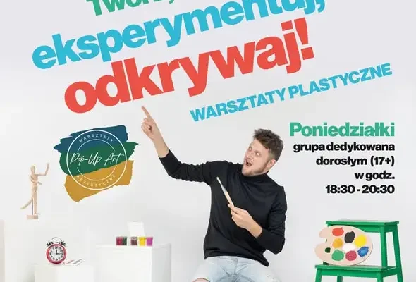 Suski Ośrodek Kultury zaprasza dorosłych na zajęcia twórcze: warsztaty Pop-Up Art i ceramika
