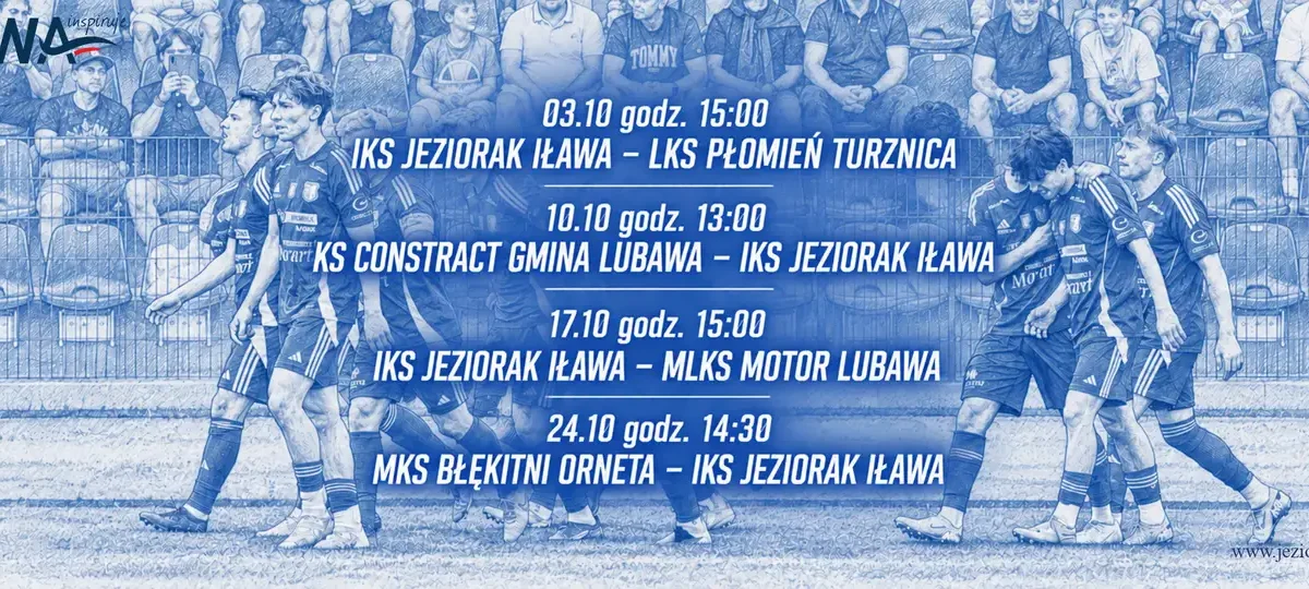Zmiana godziny meczu IKS Jeziorak Iława z KS Constract Gmina Lubawa – 10 października o 13:00