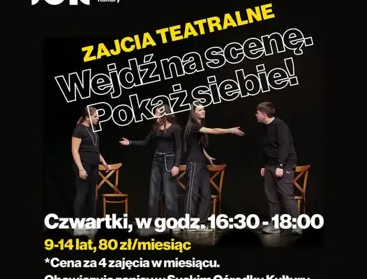 Zajęcia teatralne w SOK Susz – start już 8 października