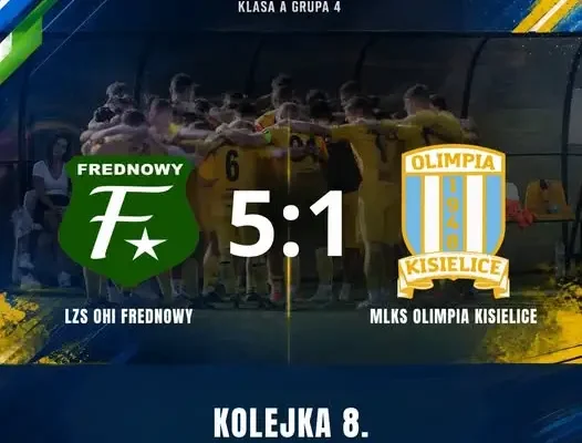 LZS OHI Frednowy 5:1 MLKS Olimpia Kisielice – wynik nie odzwierciedla walki na boisku
