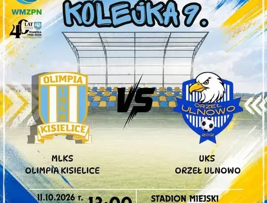 Dzień meczowy w Kisielicach: Olimpia kontra Orzeł Ulnowo