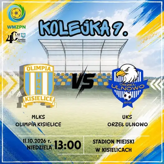 Dzień meczowy w Kisielicach: Olimpia kontra Orzeł Ulnowo