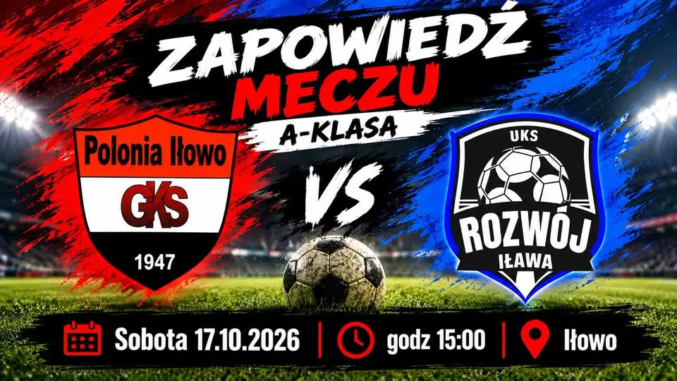 Rozwój Iława zagra na wyjeździe z Polonią Iłowo