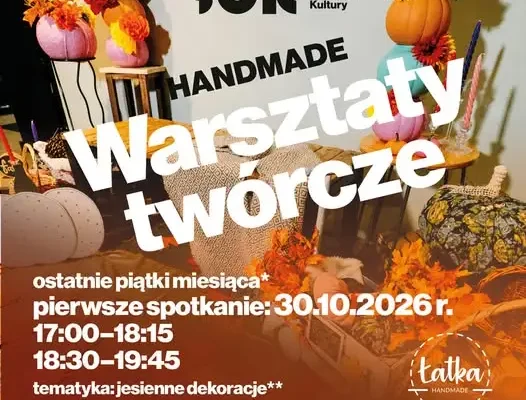 Warsztaty handmade w Suskim Ośrodku Kultury – start już 30 października