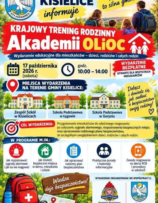 Kisielice: Krajowy Trening Rodzinny Akademii Ochrony Ludności i Obrony Cywilnej już w sobotę