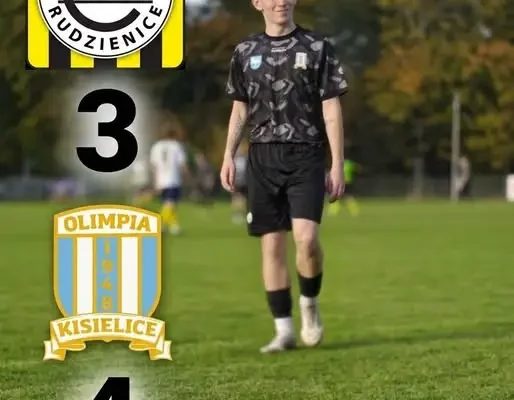 Olimpia Kisielice wygrywa 4:3 z Czarnymi Rudzienice
