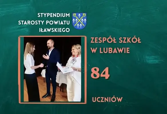 Rekordowa liczba stypendystów w Zespole Szkół w Lubawie