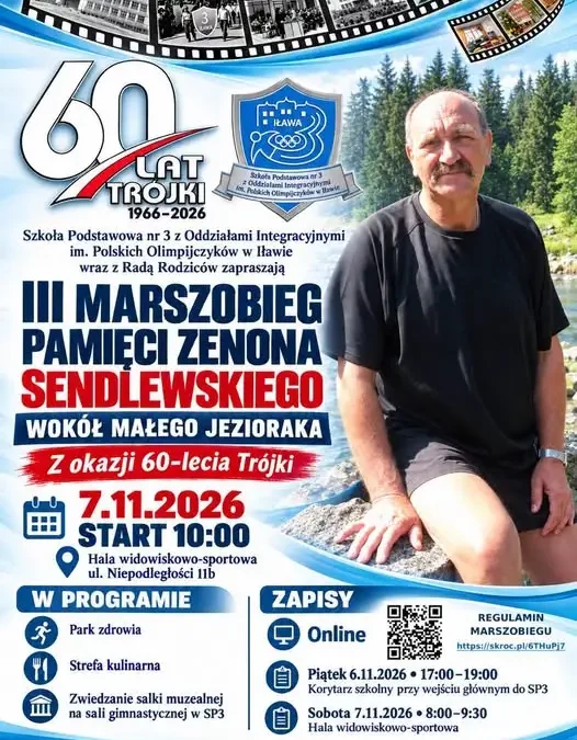 III Marszobieg Pamięci Zenona Sendlewskiego – 7 listopada w Iławie
