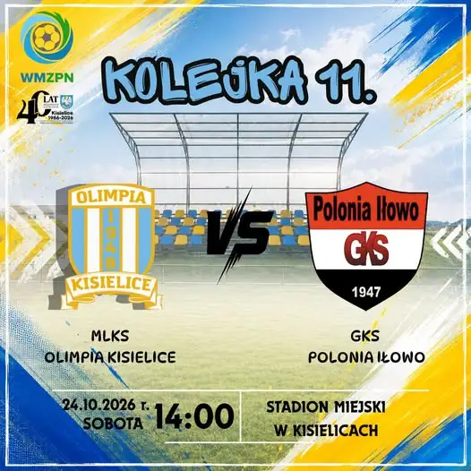 Olimpia Kisielice zagra z Polonią Iłowo – mecz już w sobotę