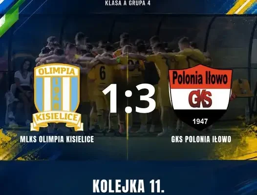 Olimpia Kisielice przegrywa z Polonią Iłowo 1:3 na własnym stadionie