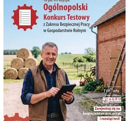 VII Ogólnopolski Konkurs Testowy KRUS – sprawdź wiedzę i wygraj nagrody