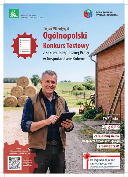 VII Ogólnopolski Konkurs Testowy KRUS – sprawdź wiedzę i wygraj nagrody